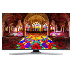 Samsung 55" 890W Series Curved Premium LED Hospitality TV Side Front View